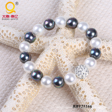 2014 Trendy Shell Bead Diamond Ball Bracelet (BR125166)